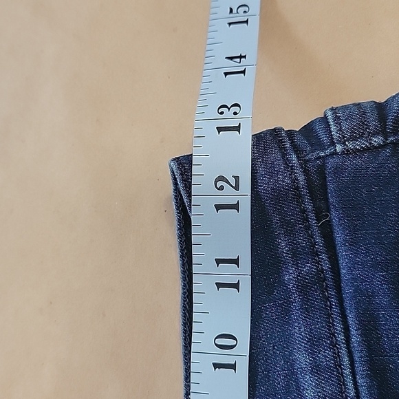 Express Size 4 High-Rise Skinny Hyper Stretch Denim Blue Jeans, Gently Used Cond - Picture 3 of 13